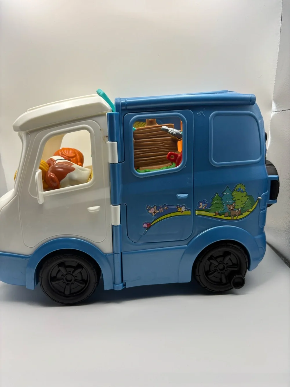 Fisher Price Little People Camping Camper Van RV Imaginary Playtime Toddler 2015